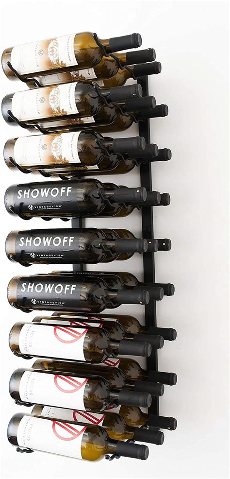 vintage view wall wine rack